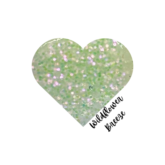 WILDFLOWER BREEZE- GLITTER ACRYLIC