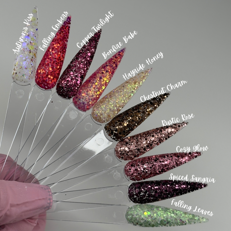 AUTUMN SPARKLE- GLITTER ACRYLIC COLLECTION