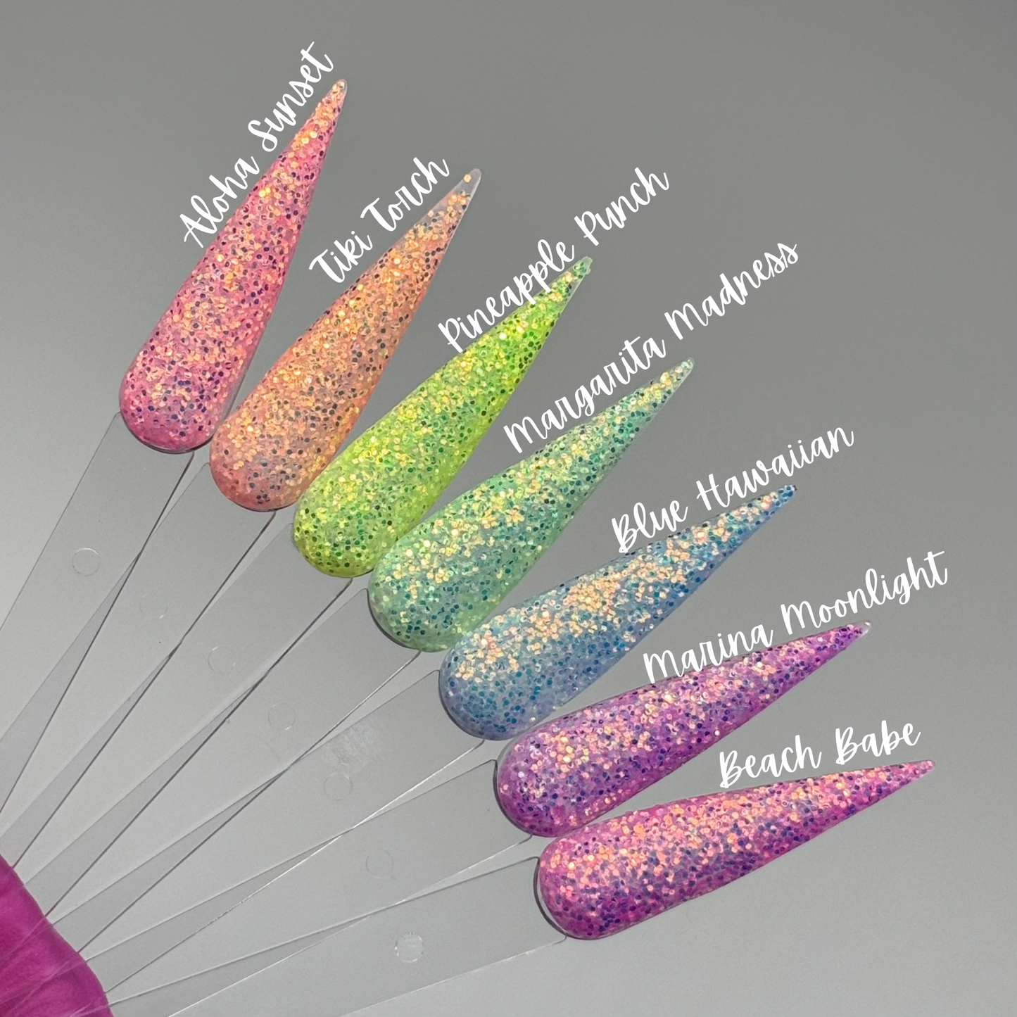 ISLAND BREEZE- GLITTER ACRYLIC COLLECTION
