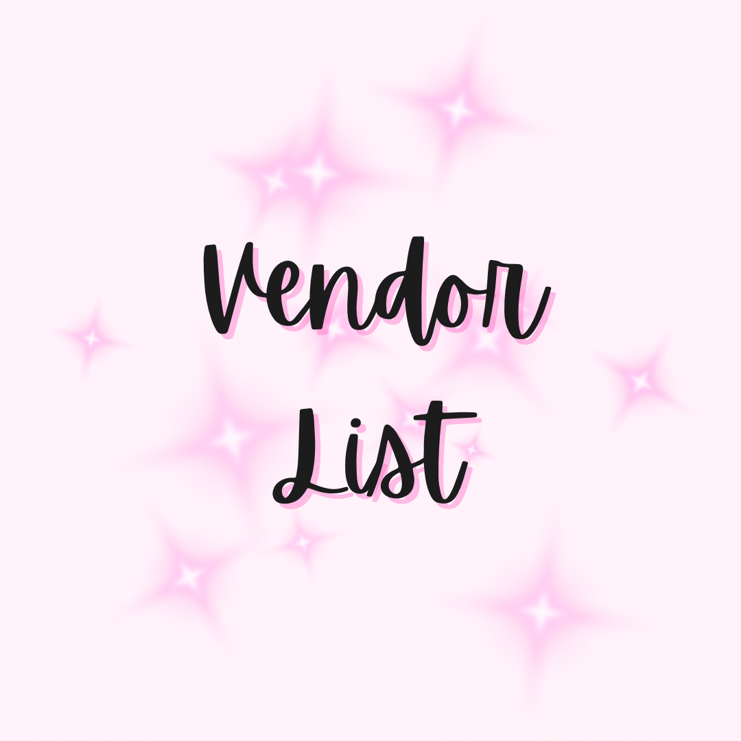 VENDOR LIST