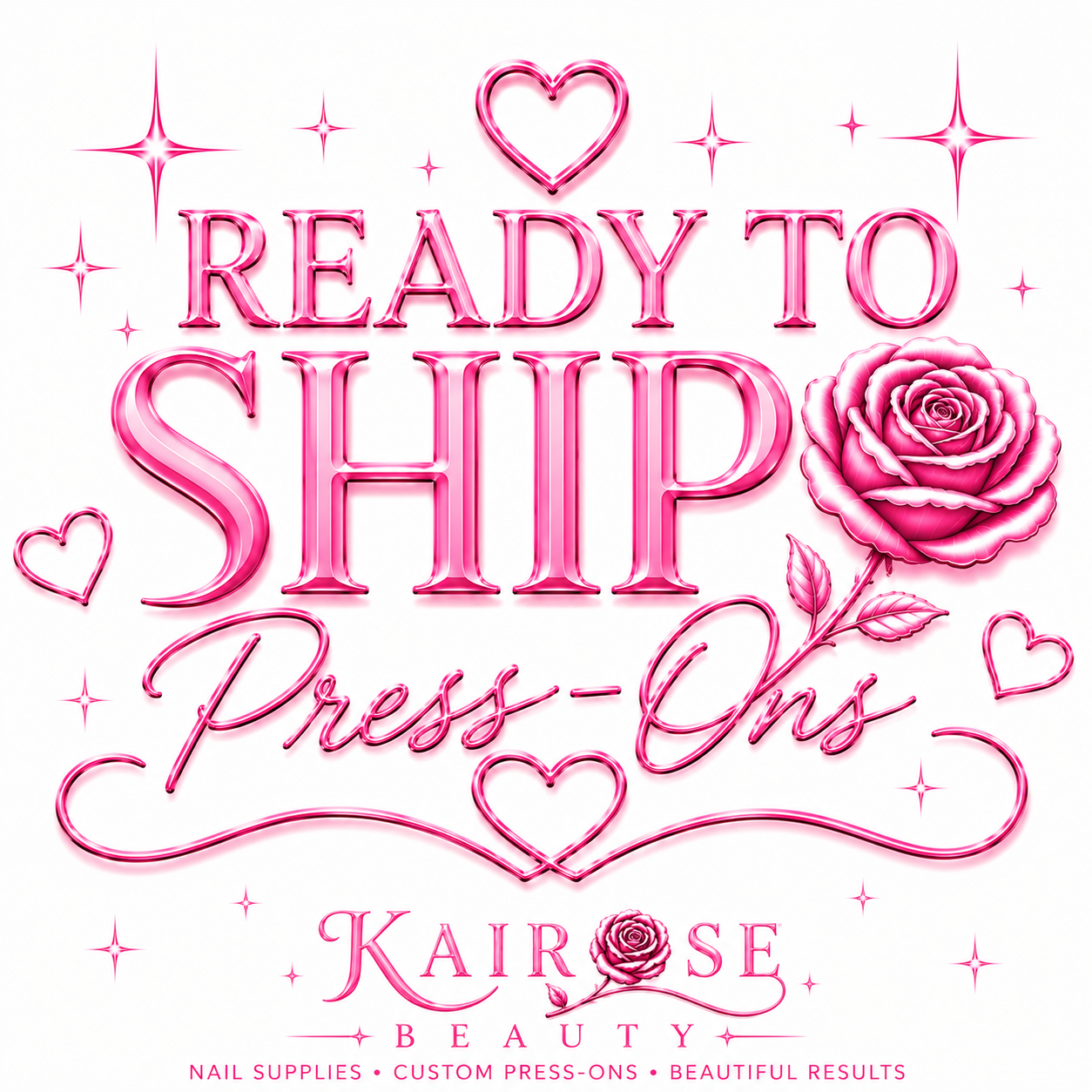 READY TO SHIP PRESS ONS