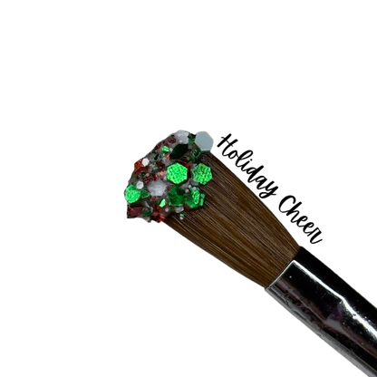 HOLIDAY CHEER- GLITTER ACRYLIC