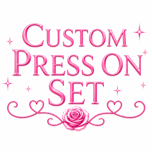 CUSTOM PRESS ON SET