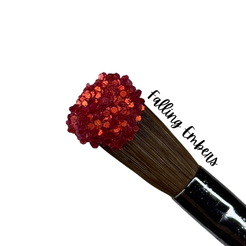 FALLING EMBERS- GLITTER ACRYLIC