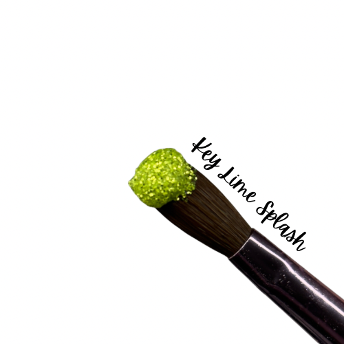 KEY LIME SPLASH- GLITTER ACRYLIC
