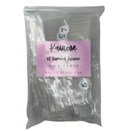 XL TAPERED SQUARE TIPS- REFILL BAG