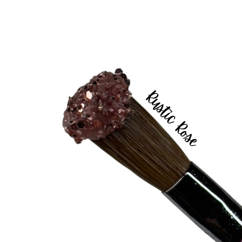 RUSTIC ROSE- GLITTER ACRYLIC