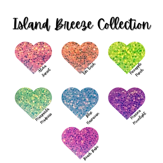 ISLAND BREEZE- GLITTER ACRYLIC COLLECTION