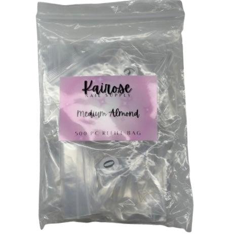 MEDIUM ALMOND TIPS- REFILL BAG