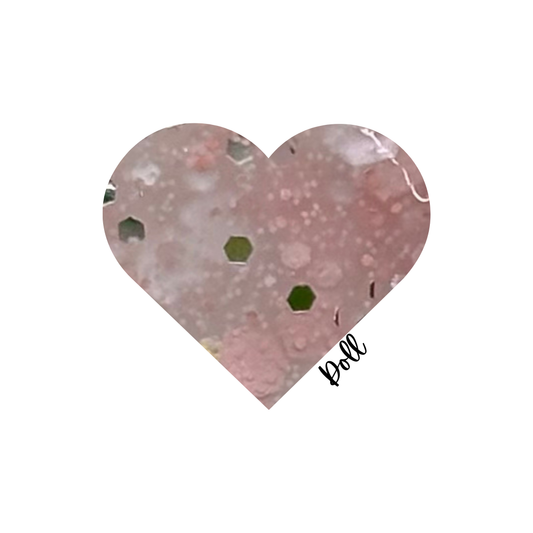 DOLL - GLITTER ACRYLIC
