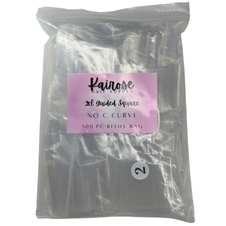 2XL GUIDED SQUARE TIPS- REFILL BAG