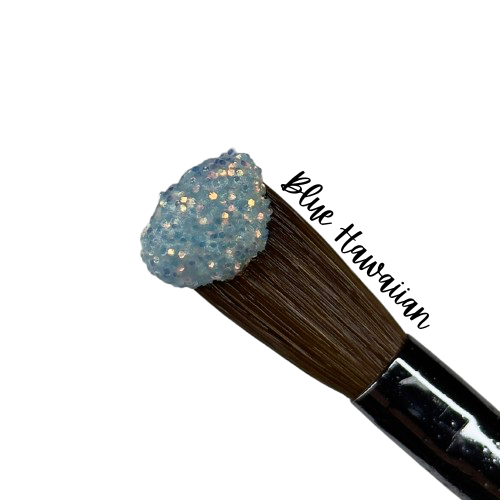 BLUE HAWAIIAN- GLITTER ACRYLIC