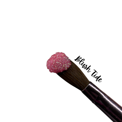 BLUSH TIDE- GLITTER ACRYLIC