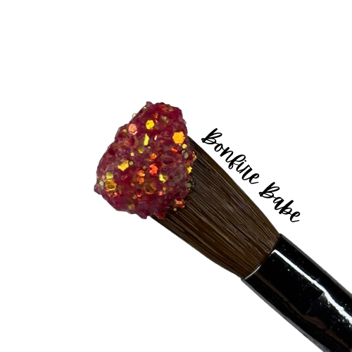 BONFIRE BABE- GLITTER ACRYLIC
