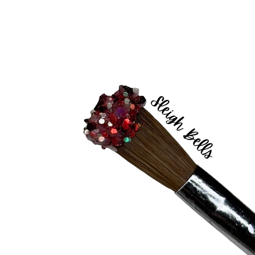 SLEIGH BELLS- GLITTER ACRYLIC