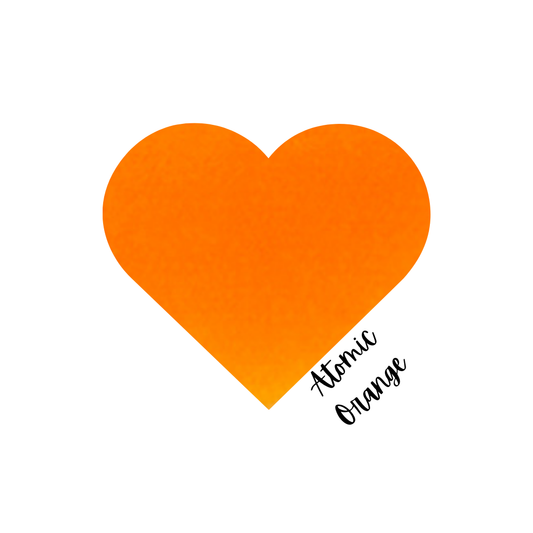 ATOMIC ORANGE- GLOW COLOR ACRYLIC